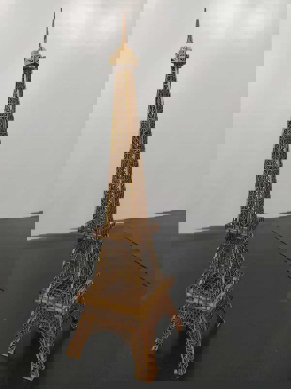 طرح پازل سه بعدی برج ایفل ۶۴۰ میلی‌متری مناسب برای استفاده در دستگاه های cnc چوب و cnc لیزر - laser cut eiffel tower 3d puzzle 640mm