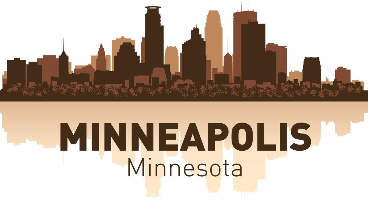 طرح اسکای‌لاین مینیاپولیس مناسب برای استفاده در دستگاه های cnc چوب و cnc لیزر - minneapolis skyline cdr file