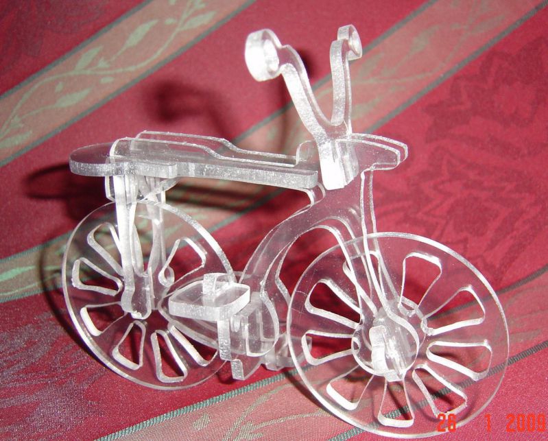 طرح دوچرخه مناسب برای استفاده در دستگاه های cnc چوب و cnc لیزر - bicicleta dxf file