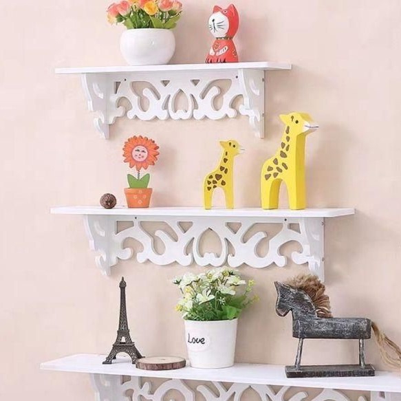 طرح قفسه دیواری دکوری مناسب برای استفاده در دستگاه های cnc چوب و cnc لیزر - laser cut decor wall shelf template cdr file
