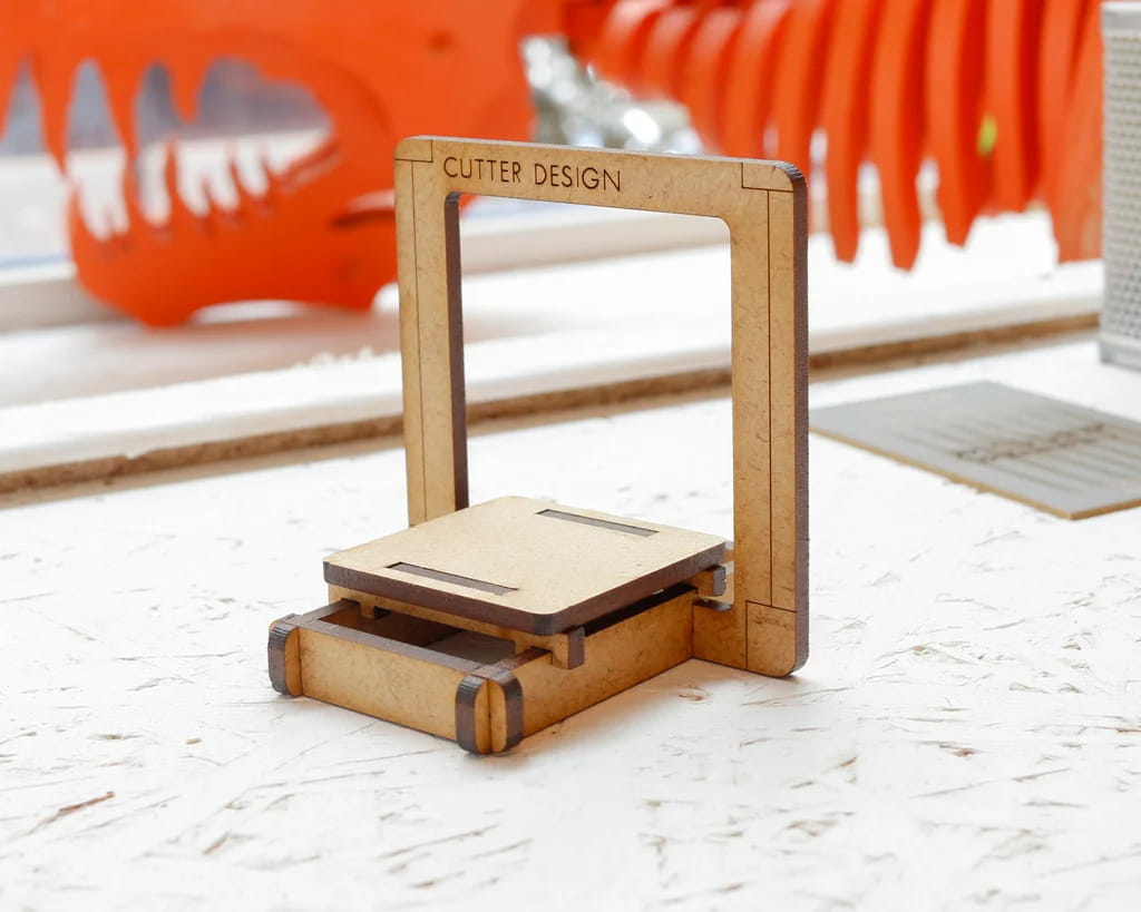 طرح چاپگر سه بعدی مینیاتوری پروسا i3 مناسب برای استفاده در دستگاه های cnc چوب و cnc لیزر - laser cut 3d printer miniature prusa i3 cdr file