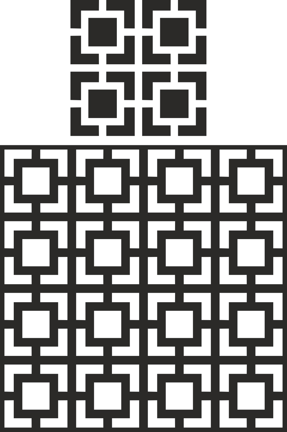 طرح پارتیشن تزئینی مناسب برای استفاده در دستگاه های cnc چوب و cnc لیزر - decorative partition pattern cdr file