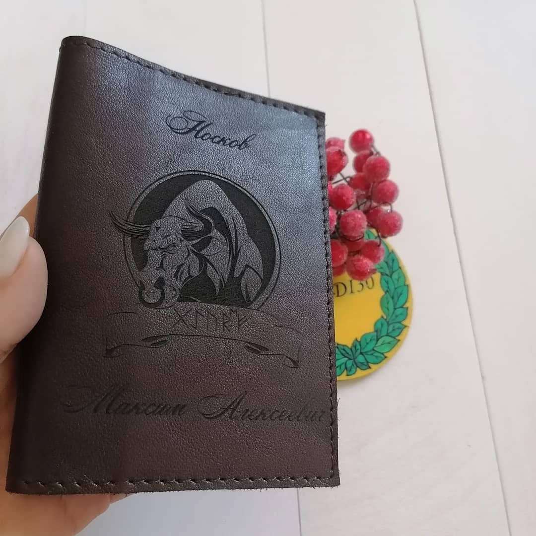 طرح مخصوص حکاکی لیزری گاو نر روی کیف پول چرمی مناسب برای استفاده در دستگاه های cnc چوب و cnc لیزر - laser cut bull for engraving on leather wallet cdr file