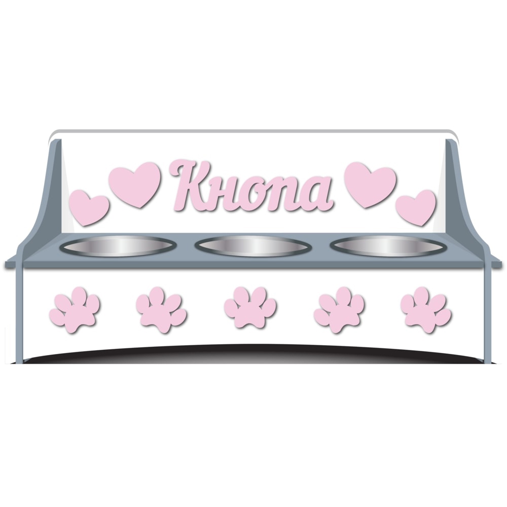 طرح جا لیوانی حیوانات خانگی مناسب برای استفاده در دستگاه های cnc چوب و cnc لیزر - laser cut pets elevated bowl stand cdr file