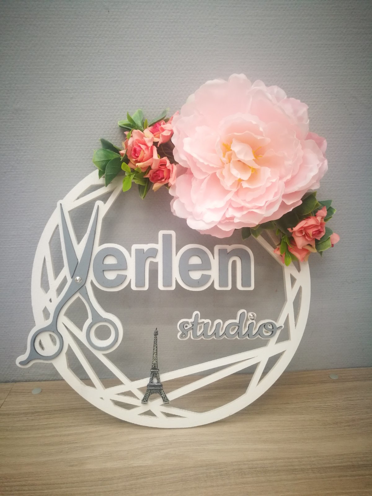 طرح مونوگرام سفارشی مناسب برای استفاده در دستگاه های cnc چوب و cnc لیزر - laser cut custom monogram decor cdr file