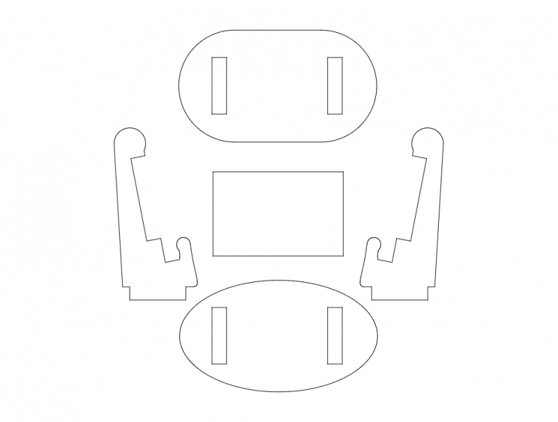 طرح جا کارتی مناسب برای استفاده در دستگاه های cnc چوب و cnc لیزر - card holder dxf file