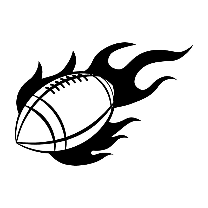 طرح فوتبال آتشین مناسب برای استفاده در دستگاه های cnc چوب و cnc لیزر - fire football dxf file