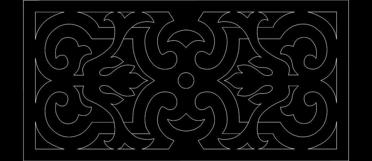 طرح 0806 مناسب برای استفاده در دستگاه های cnc چوب و cnc لیزر - design 0806 dxf file