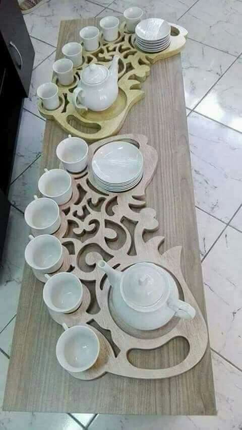 طرح فلات یامینا مناسب برای استفاده در دستگاه های cnc چوب و cnc لیزر - plateau yamina dxf file