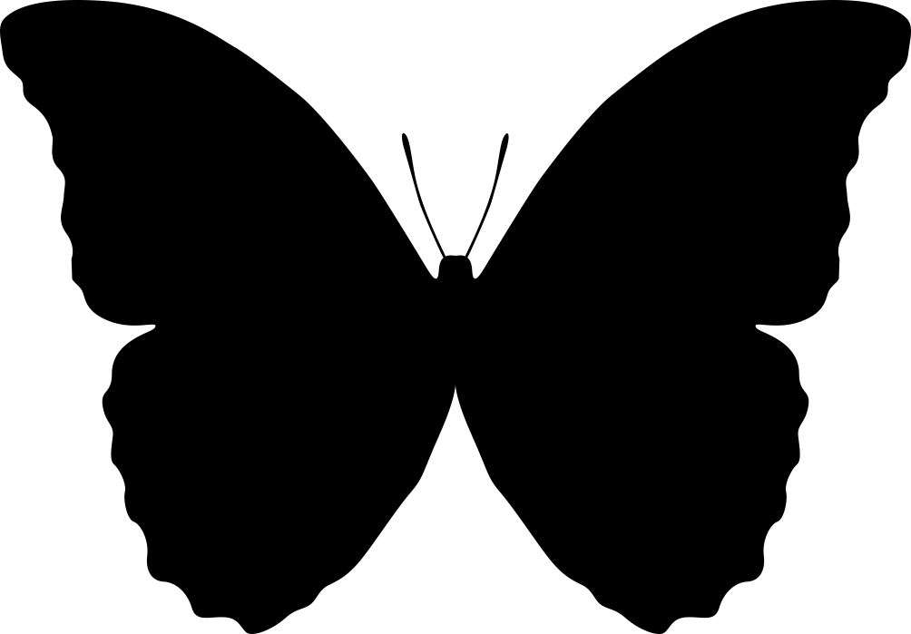 طرح فایل وکتور پروانه سیلوئت مناسب برای استفاده در دستگاه های cnc چوب و cnc لیزر - butterfly silhouette vector cdr file