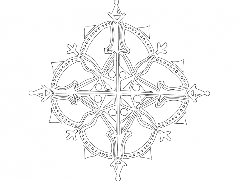 طرح جشن شماره 20 مناسب برای استفاده در دستگاه های cnc چوب و cnc لیزر - festive things 20 dxf file