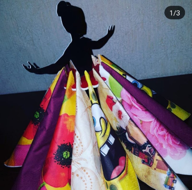 طرح جا دستمال عروسکی مناسب برای استفاده در دستگاه های cnc چوب و cnc لیزر - laser cut doll napkin holder