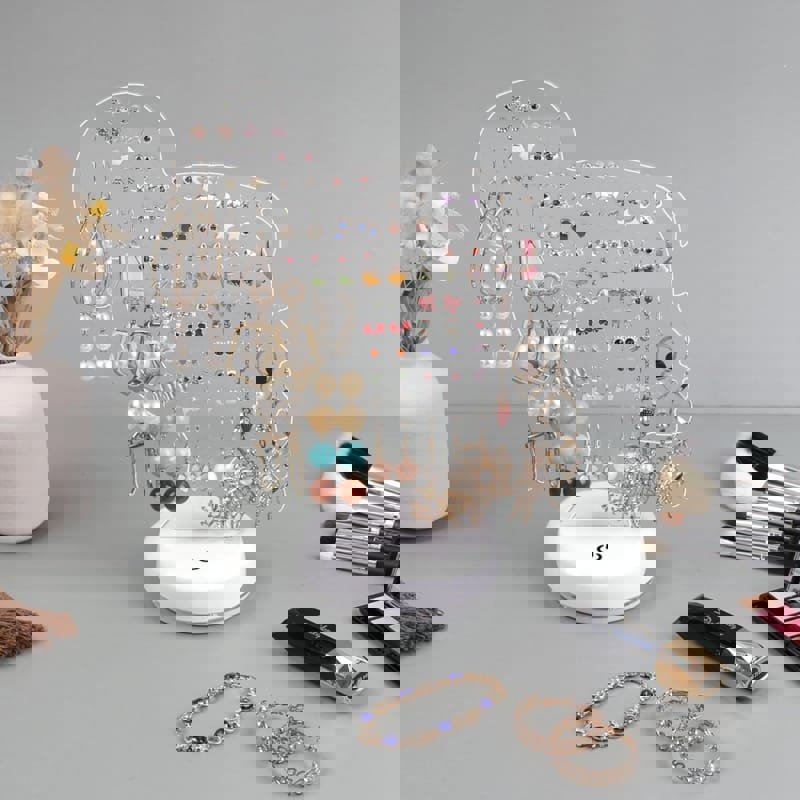 طرح پایه نگهدارنده گوشواره طرح گل میخ دخترانه با ، تخته نگهداری گوشواره شفاف اکریلیک مناسب برای استفاده در دستگاه های cnc چوب و cnc لیزر - laser cut earring organizer girl head stud earrings holder stand acrylic clear earring storage board