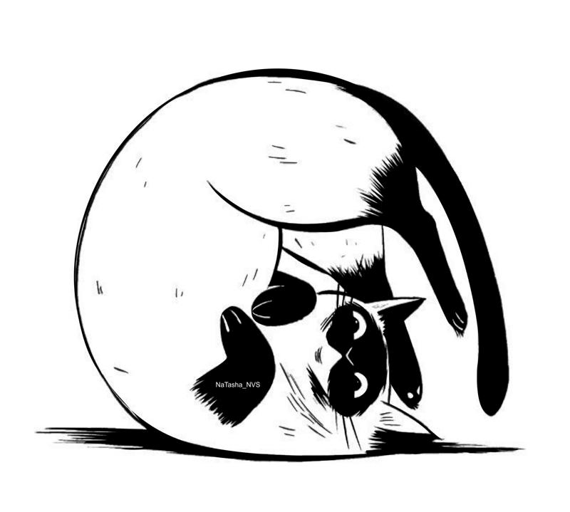 طرح وکتور هنری گربه چاق مناسب برای استفاده در دستگاه های cnc چوب و cnc لیزر - fat cat vector art cdr file