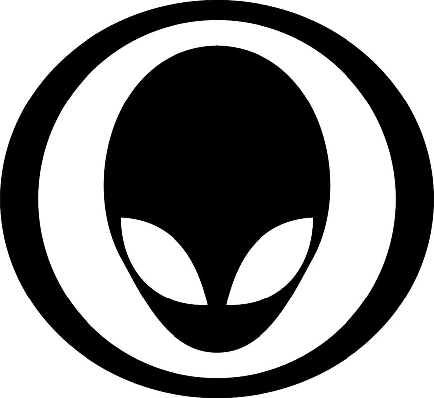 طرح وکتور لوگوی موجودات فضایی مناسب برای استفاده در دستگاه های cnc چوب و cnc لیزر - alien logo vector cdr file