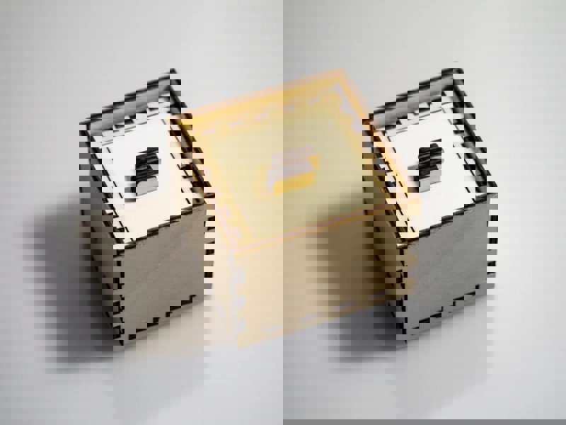 طرح جعبه پازل چوبی مناسب برای استفاده در دستگاه های cnc چوب و cnc لیزر - laser cut wooden puzzle box svg file