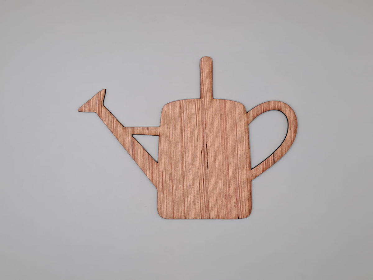 طرح قوطی آبخوری چوبی ناتمام مناسب برای استفاده در دستگاه های cnc چوب و cnc لیزر - laser cut unfinished wooden watering can cutout cdr file