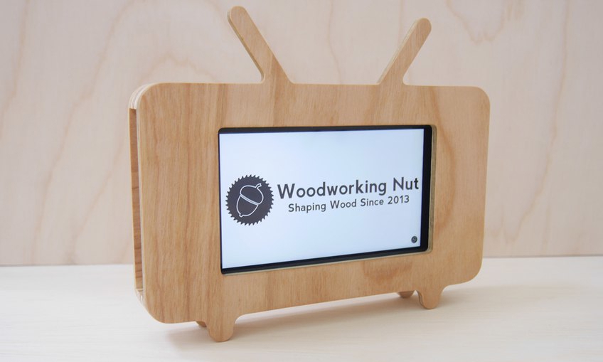 طرح میز تلویزیون برای موبایل مناسب برای استفاده در دستگاه های cnc چوب و cnc لیزر - laser cut tv stand for mobile dxf file