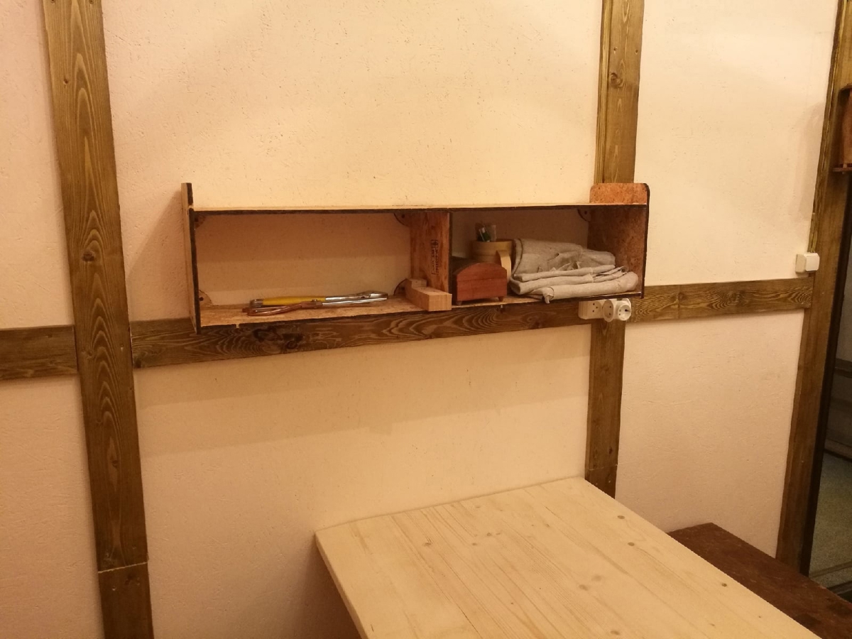 طرح قفسه دیواری ساده مناسب برای استفاده در دستگاه های cnc چوب و cnc لیزر - laser cut simple wall shelf dxf file