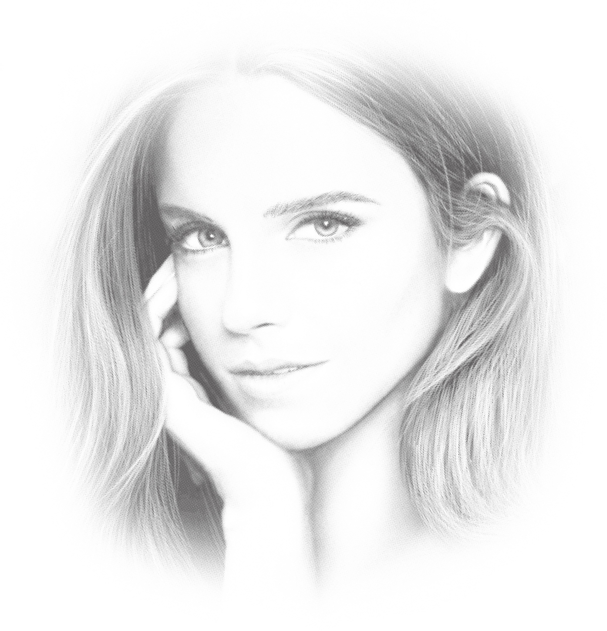 طرح و حکاکی پرتره اما واتسون مناسب برای استفاده در دستگاه های cnc چوب و cnc لیزر - laser cut engrave emma watson portrait cdr file