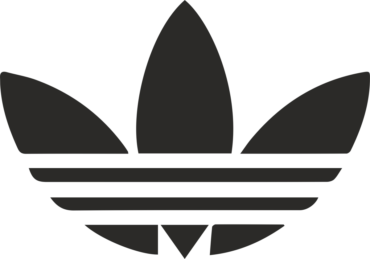 طرح وکتور لوگوی آدیداس مناسب برای استفاده در دستگاه های cnc چوب و cnc لیزر - adidas logo vector cdr file