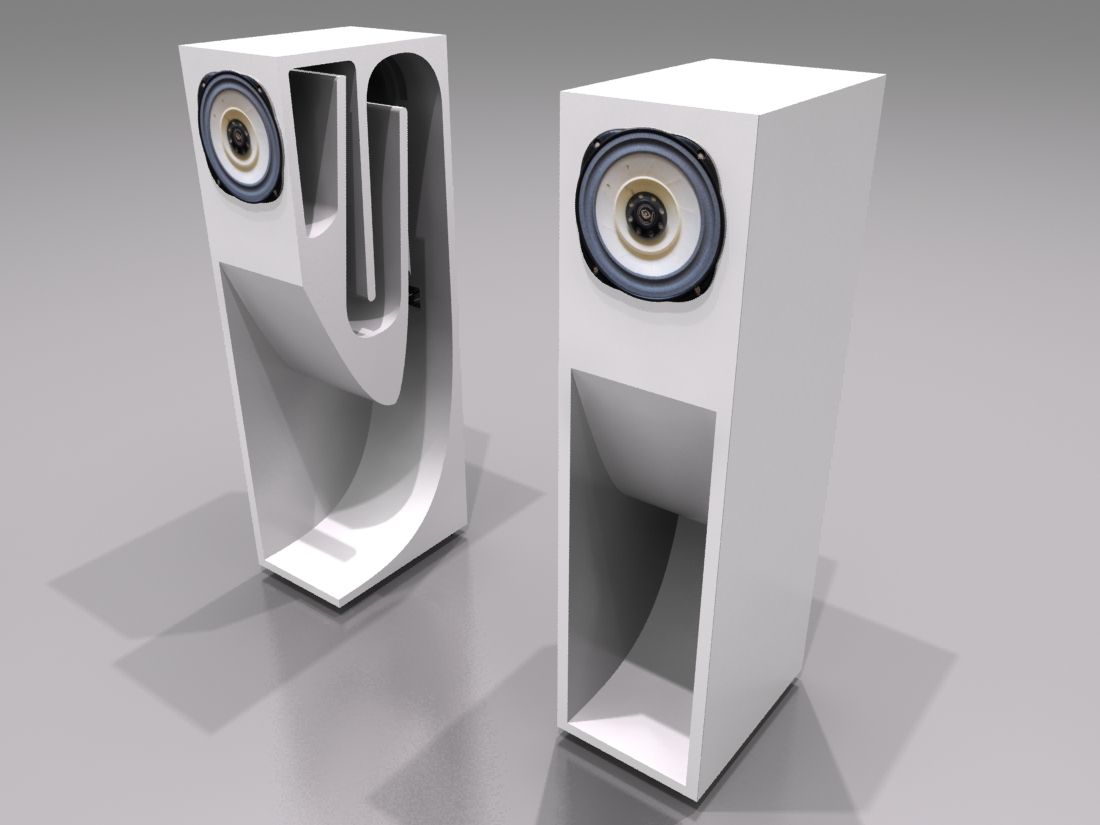 طرح سیستم بلندگو مناسب برای استفاده در دستگاه های cnc چوب و cnc لیزر - speaker system dxf file