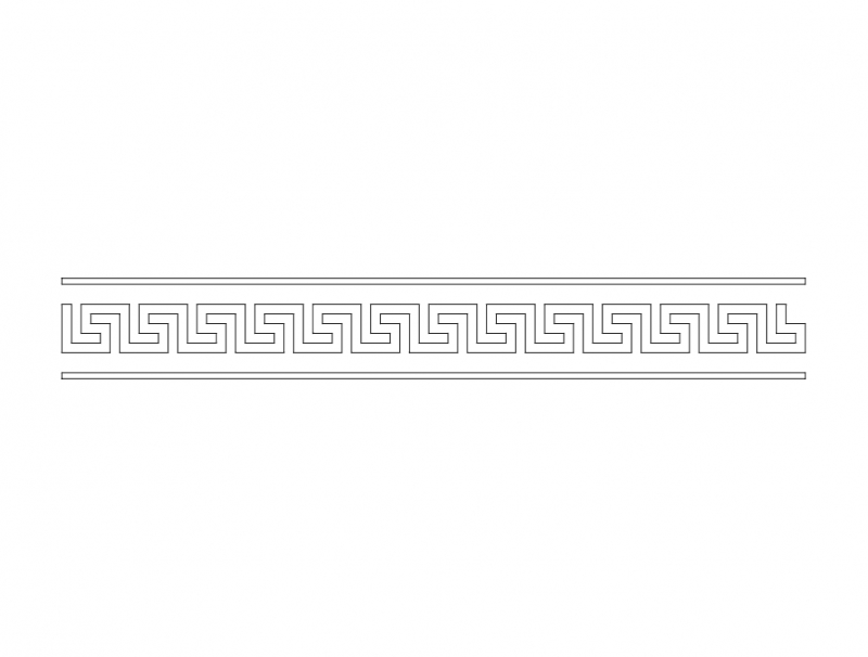 طرح زینت شماره 10 مناسب برای استفاده در دستگاه های cnc چوب و cnc لیزر - ornament 10 dxf file