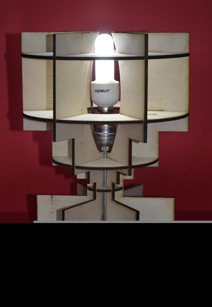 طرح چراغ لاری مناسب برای استفاده در دستگاه های cnc چوب و cnc لیزر - lari lamp dxf file