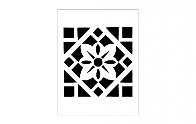 طرح الگو مناسب برای استفاده در دستگاه های cnc چوب و cnc لیزر - pattern dxf file