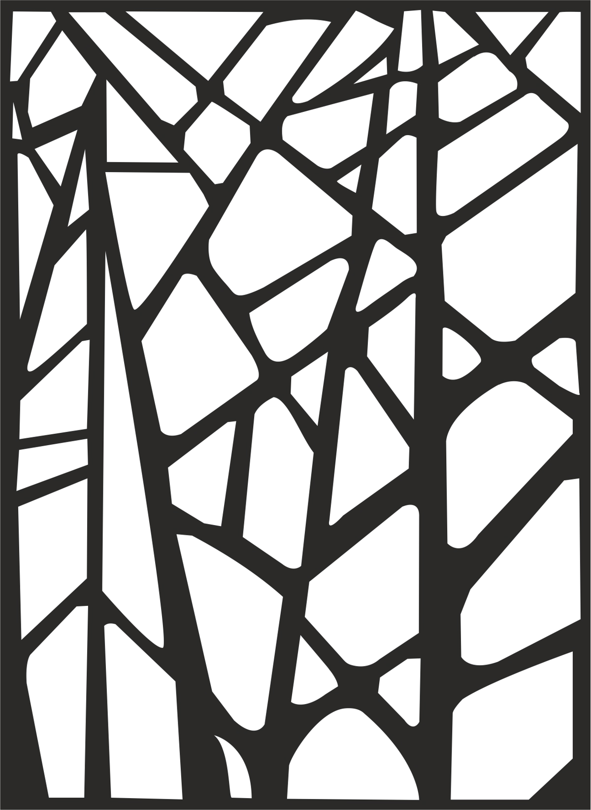 طرح با طرح وکتور پرده تزئینی مناسب برای استفاده در دستگاه های cnc چوب و cnc لیزر - decorative screen vector design cdr file