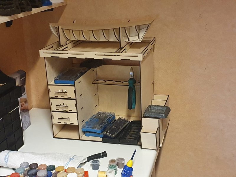 طرح کابینت کارگاه مناسب برای استفاده در دستگاه های cnc چوب و cnc لیزر - laser cut workshop cabinet dxf file