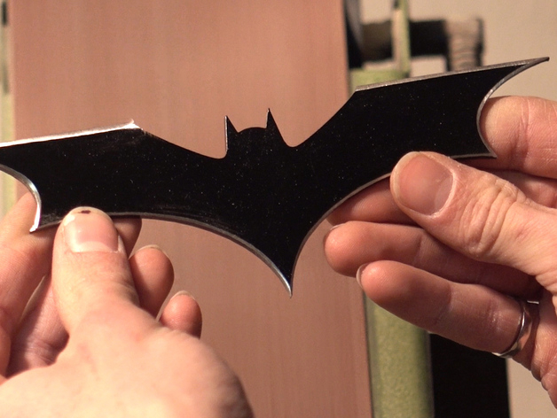 طرح باتارانگ مناسب برای استفاده در دستگاه های cnc چوب و cnc لیزر - batarang dxf file