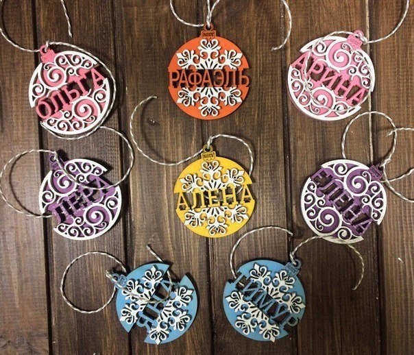 طرح اسباب‌بازی‌های کریسمس مناسب برای استفاده در دستگاه های cnc چوب و cnc لیزر - igrushki ng cdr file