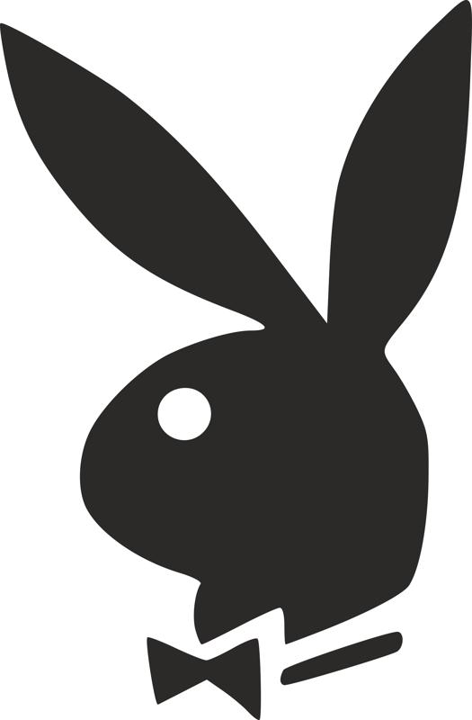 طرح لوگوی اسم حیوان دست اموز پلی بوی مناسب برای استفاده در دستگاه های cnc چوب و cnc لیزر - playboy bunny logo dxf file