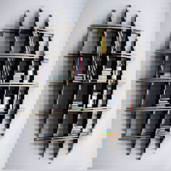 طرح قفسه ماسیرونی 10 میلی‌متری مناسب برای استفاده در دستگاه های cnc چوب و cnc لیزر - laser cut massironi shelf 10mm cdr file