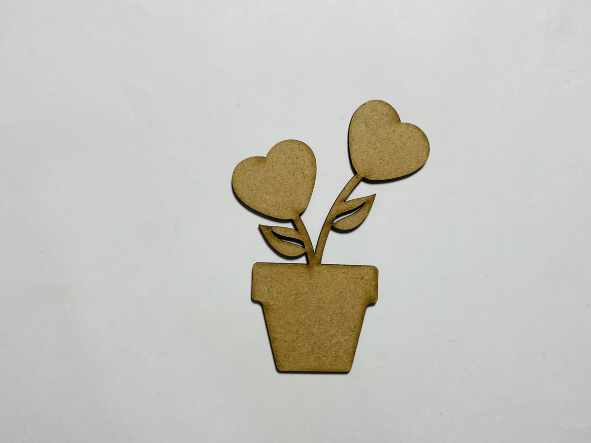 طرح گلدان چوبی طرح گل مناسب برای استفاده در دستگاه های cnc چوب و cnc لیزر - laser cut flower pot shape wood cutout cdr file
