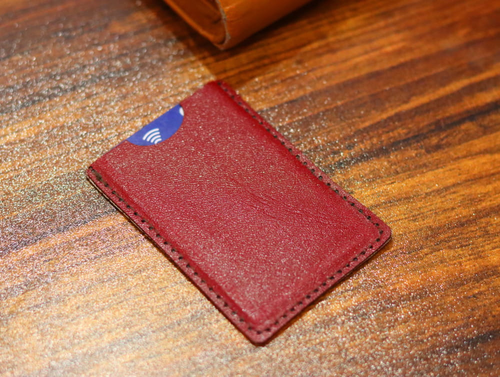 طرح جا کارتی چرمی مناسب برای استفاده در دستگاه های cnc چوب و cnc لیزر - laser cut leather card holder cdr file