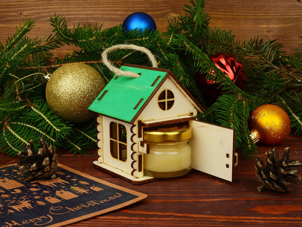 طرح جعبه کادو به شکل خانه مناسب برای استفاده در دستگاه های cnc چوب و cnc لیزر - laser cut house shaped box packaging box for gifts cdr file