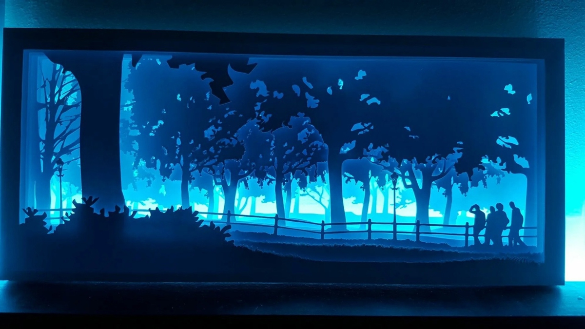 طرح چراغ خواب سه بعدی تزئینی مناسب برای استفاده در دستگاه های cnc چوب و cnc لیزر - laser cut 3d decorative night light lamp cdr file