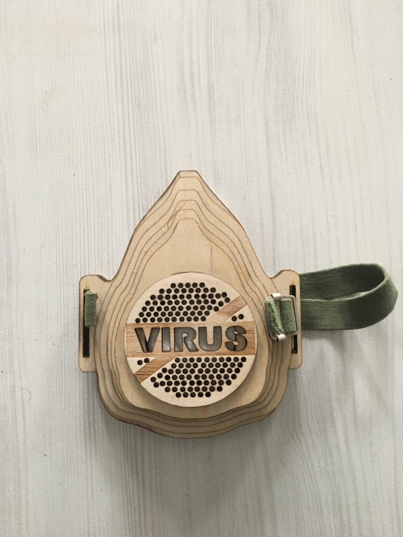 طرح ماسک صورت چوبی مناسب برای استفاده در دستگاه های cnc چوب و cnc لیزر - laser cut diy wooden face mask cdr file