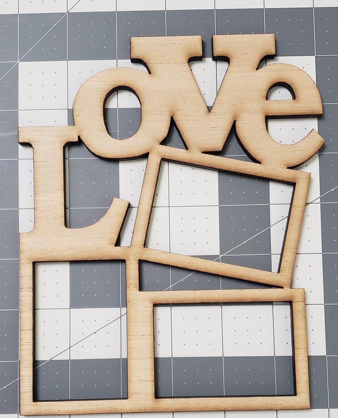 طرح قاب عکس عاشقانه طرح ولنتاین مناسب برای استفاده در دستگاه های cnc چوب و cnc لیزر - laser cut love photo frame valentines day decor cdr file