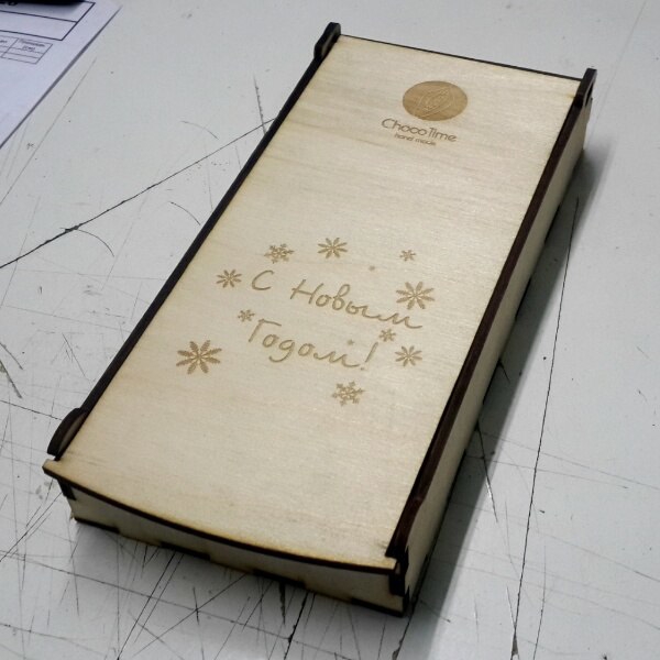 طرح جعبه شکلات چوبی مناسب برای استفاده در دستگاه های cnc چوب و cnc لیزر - laser cut wooden chocolate box cdr file