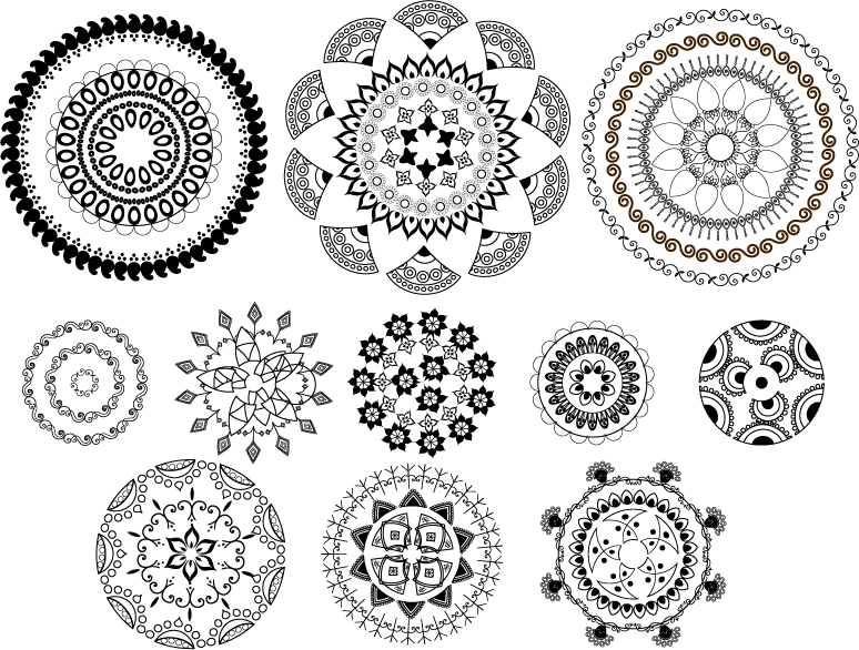 طرح وکتور طرح سنتی کلاسیک مناسب برای استفاده در دستگاه های cnc چوب و cnc لیزر - classic traditional pattern vector eps file