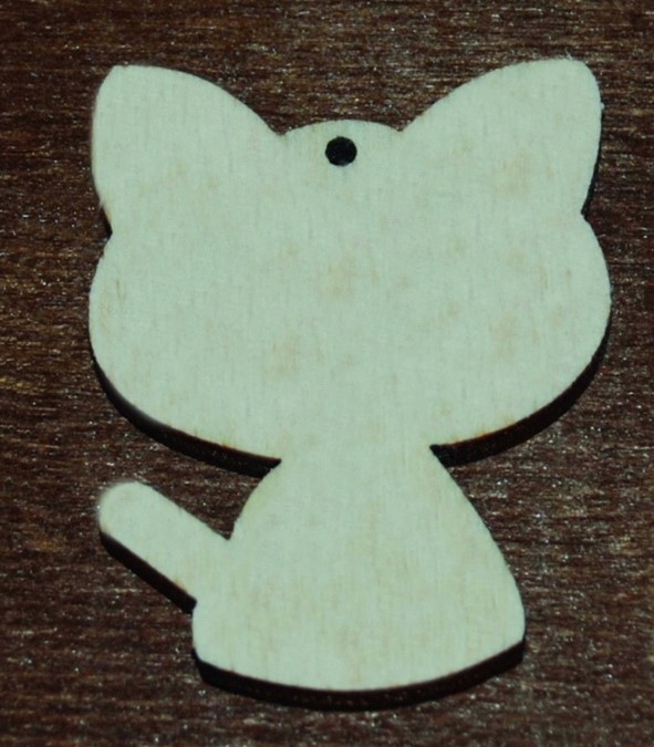 طرح گربه مناسب برای استفاده در دستگاه های cnc چوب و cnc لیزر - laser cut cat cutout cdr file