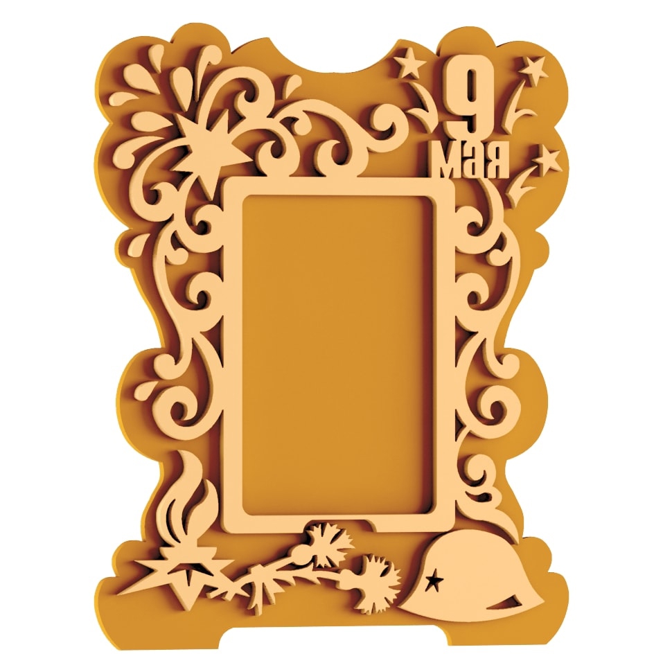 طرح قاب دیواری شخصی مناسب برای استفاده در دستگاه های cnc چوب و cnc لیزر - laser cut personalized wall frame dxf file