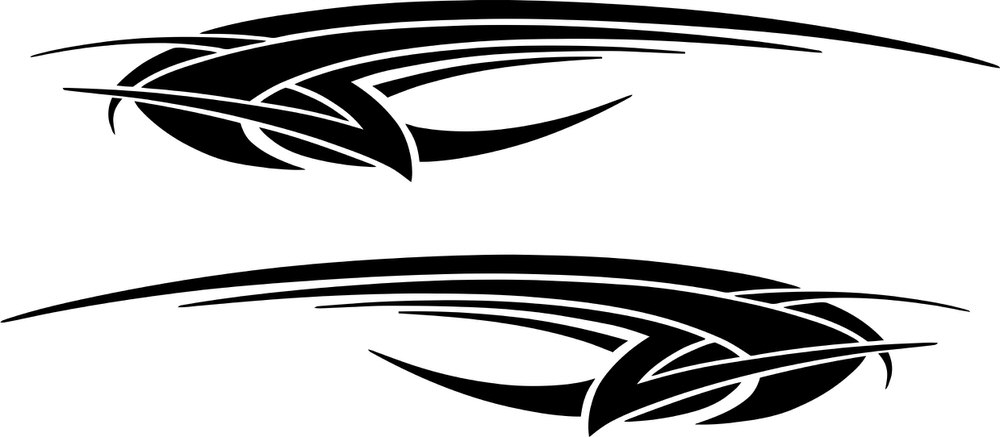 طرح برچسب های ماشین مناسب برای استفاده در دستگاه های cnc چوب و cnc لیزر - car decals cdr file