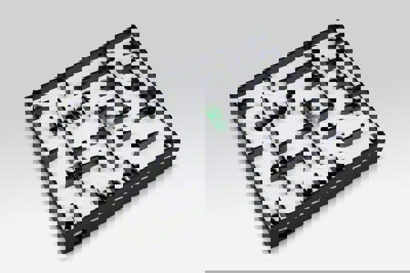 طرح بازی گلوله هزارتو مناسب برای استفاده در دستگاه های cnc چوب و cnc لیزر - laser cut labyrinth bullet game cdr file