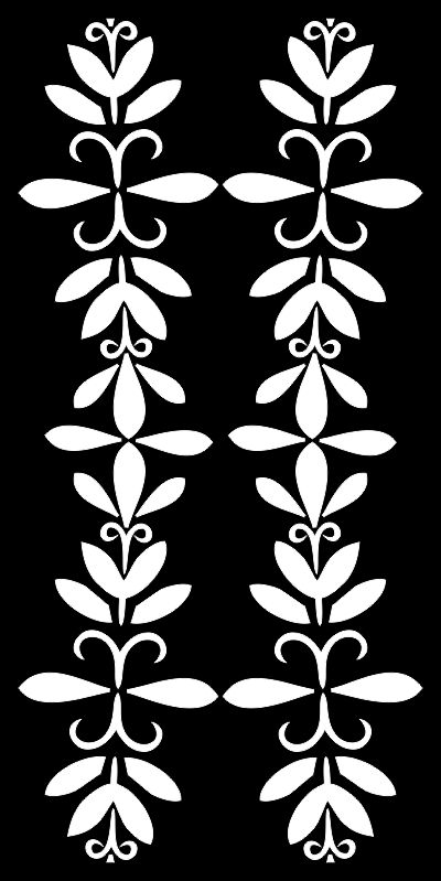 طرح کاغذ دیواری سیاه و سفید مناسب برای استفاده در دستگاه های cnc چوب و cnc لیزر - black white wallpaper patterns cdr file