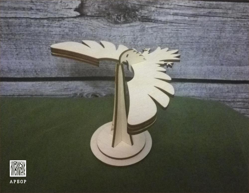 طرح پرنده متعادل مناسب برای استفاده در دستگاه های cnc چوب و cnc لیزر - laser cut balancing bird template cdr file