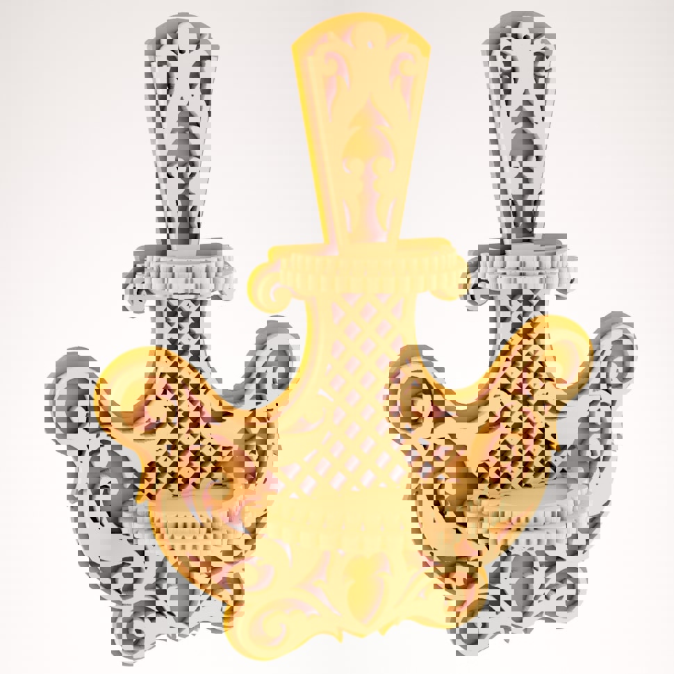 طرح قفسه دیواری قدیمی مناسب برای استفاده در دستگاه های cnc چوب و cnc لیزر - laser cut vintage wall shelf decor dxf file